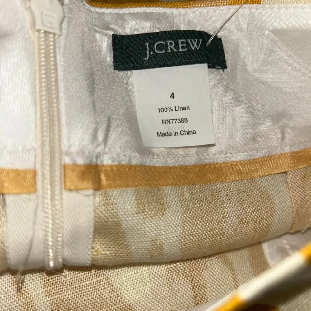 J. Crew print skirt